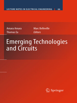 cover image of Emerging Technologies and Circuits